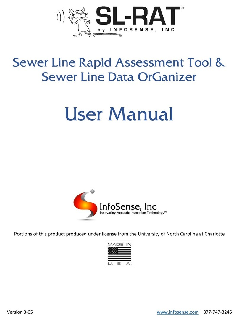 InfoSense SL-RAT Sewer Series user manual