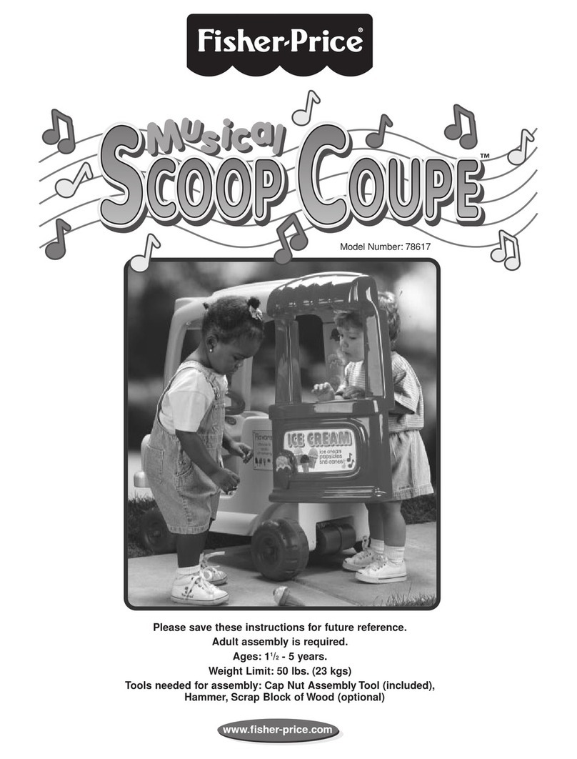 Fisher-Price Musical Scoop Coupe manual