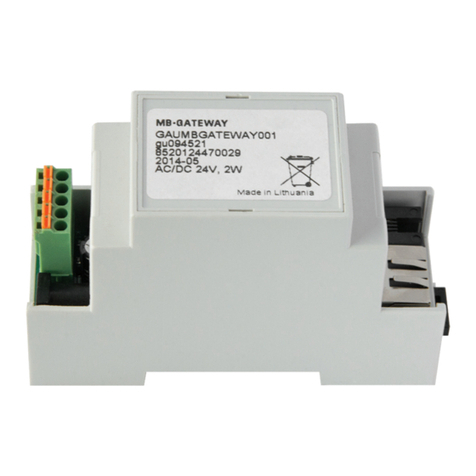 Exhausto MB-GATEWAY Technical manual