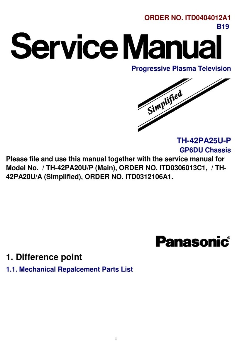 Panasonic TH-42PA25U/P User manual