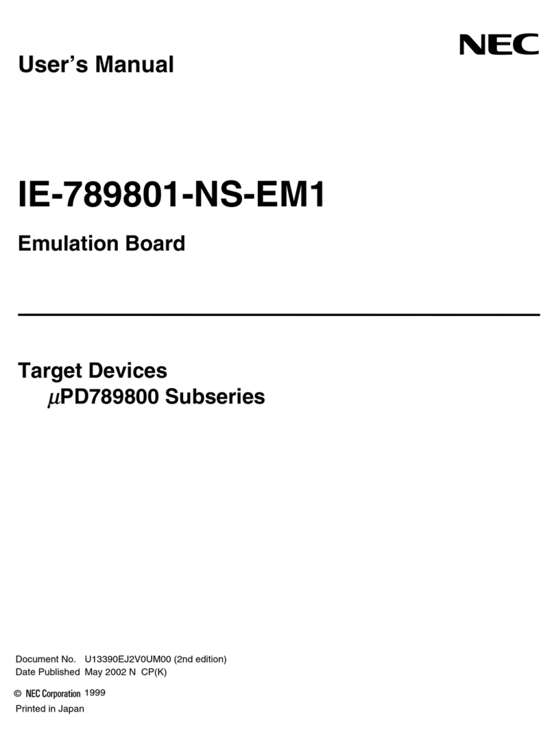 NEC IE-789801-NS-EM1 User manual