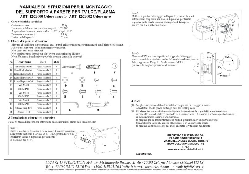 ELCART 12/23000 instruction manual