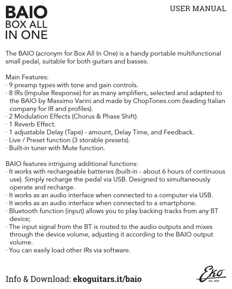 EKO BOX ALL IN ONE user manual