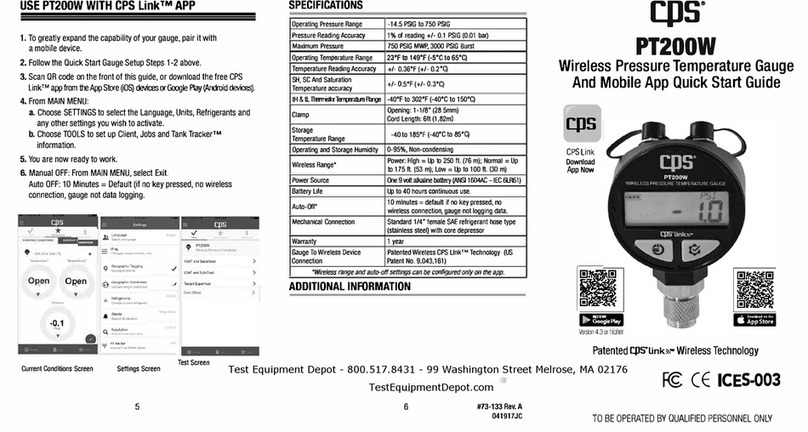 CPS PT200W User manual