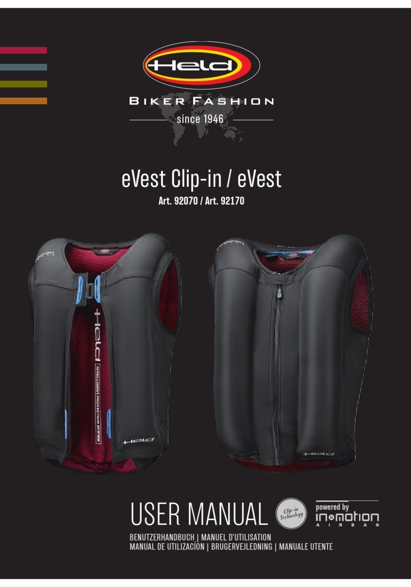 Held eVest Clip-in user manual
