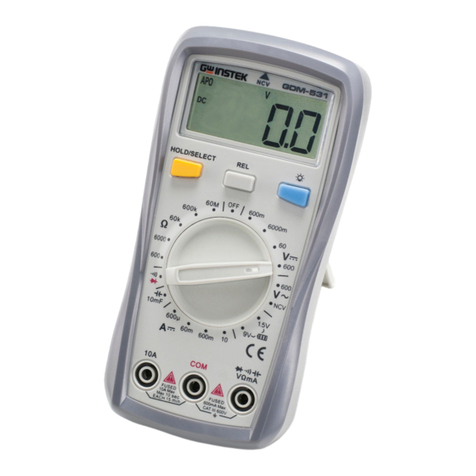 GW Instek GDM-531 User manual