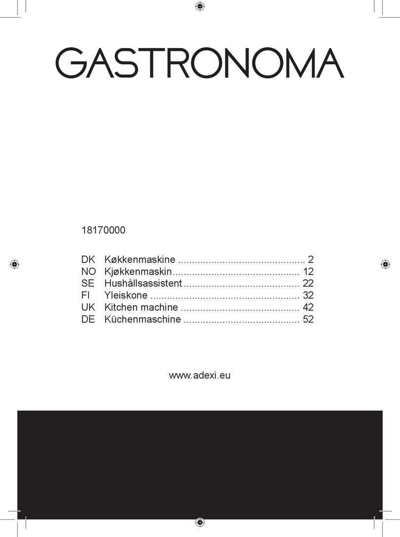 Adexi GASTRONOMA 18170000 manual
