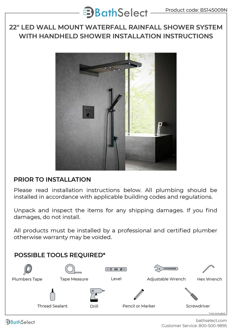 BATHSELECT BS145009N User manual