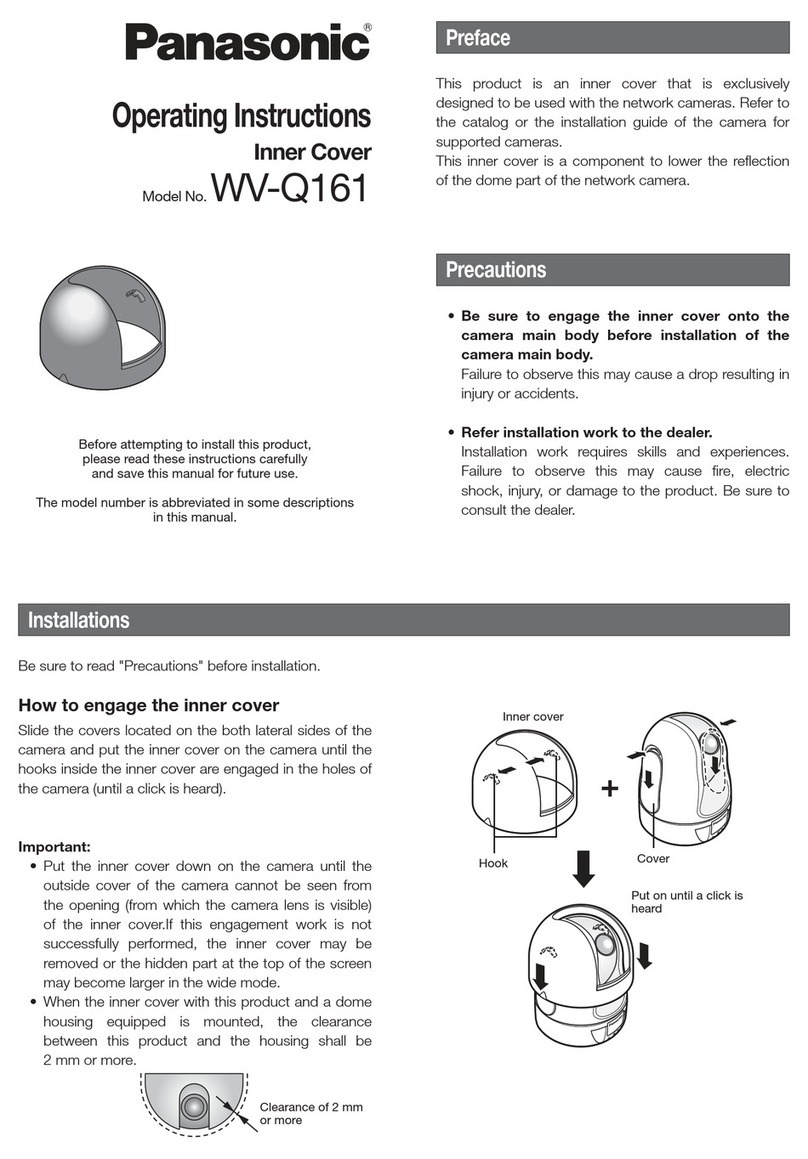 Panasonic WV-Q161 User manual