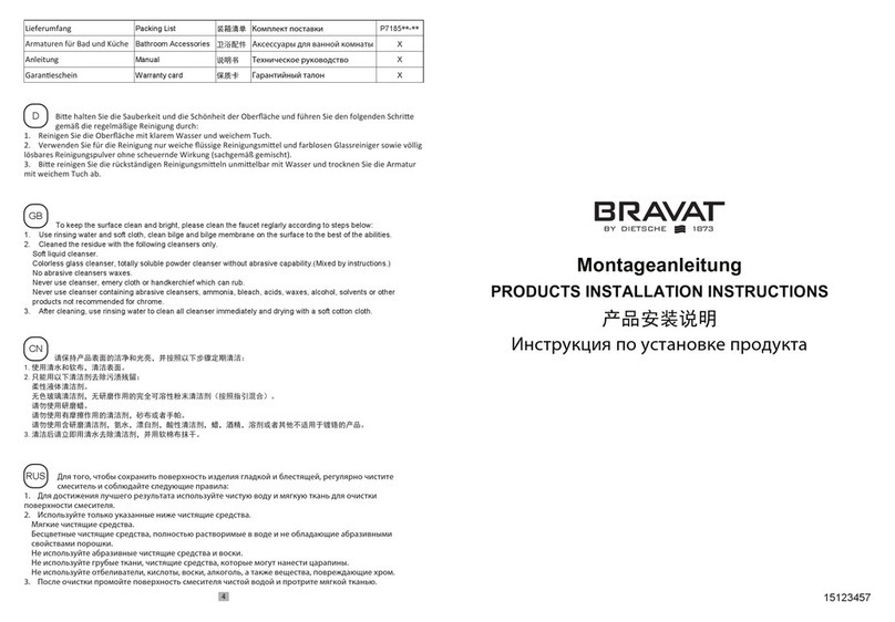 Dietsche BRAVAT P7185 Series User manual Dietsche BRAVAT P7185 Series User manual