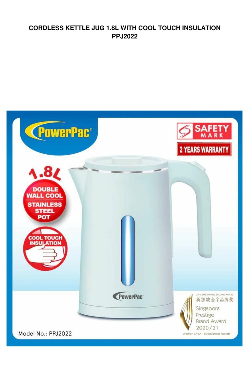 PowerPac PPJ2022 User manual
