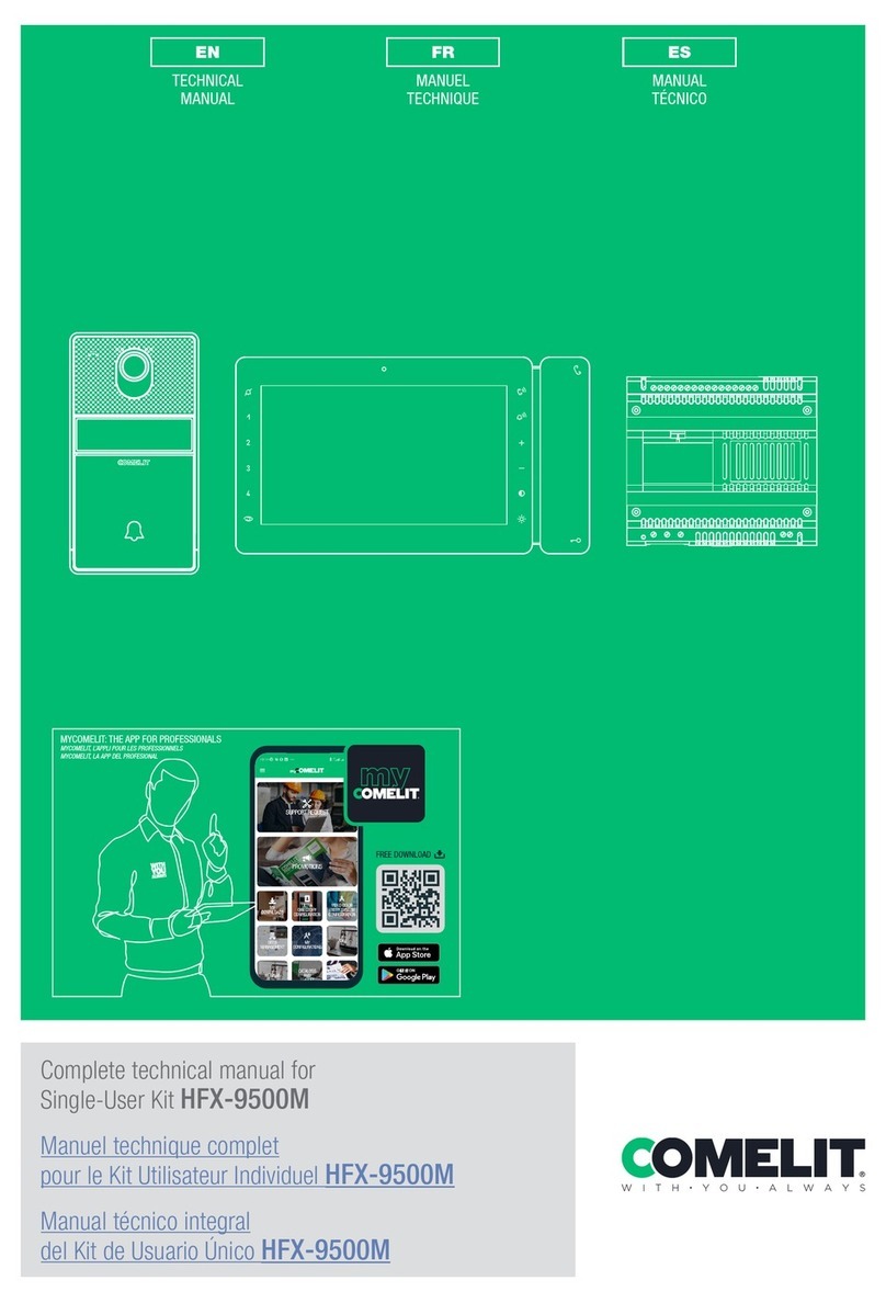Comelit HFX-9500M Technical manual