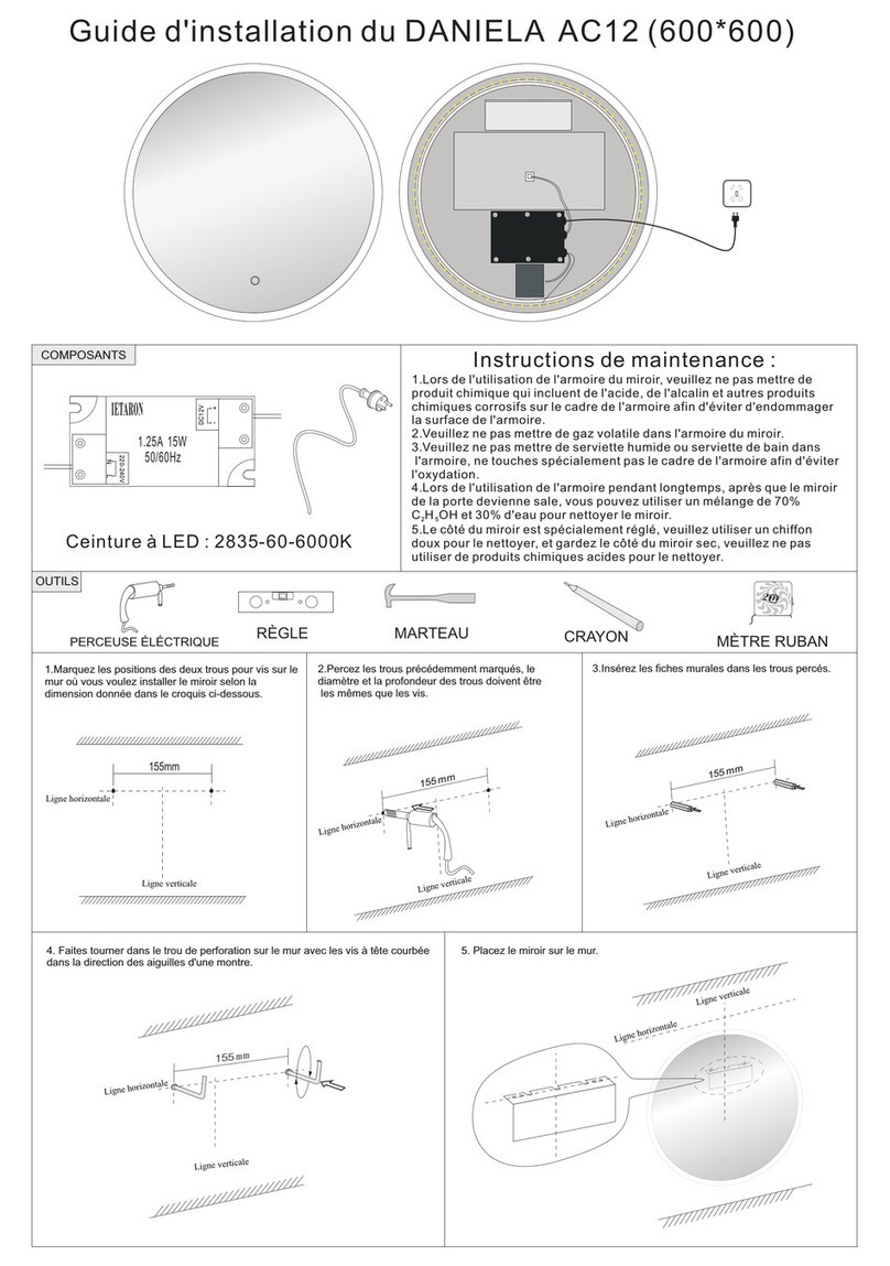 Daniela AC12 installation manual Daniela AC12 installation manual