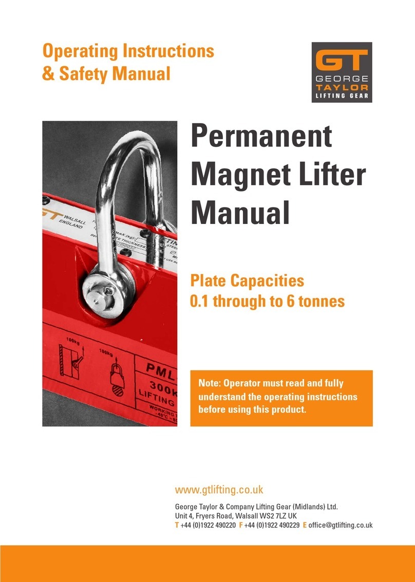 GT PML-1 Operating instructions & safety manual GT PML-1 Operating instructions & safety manual