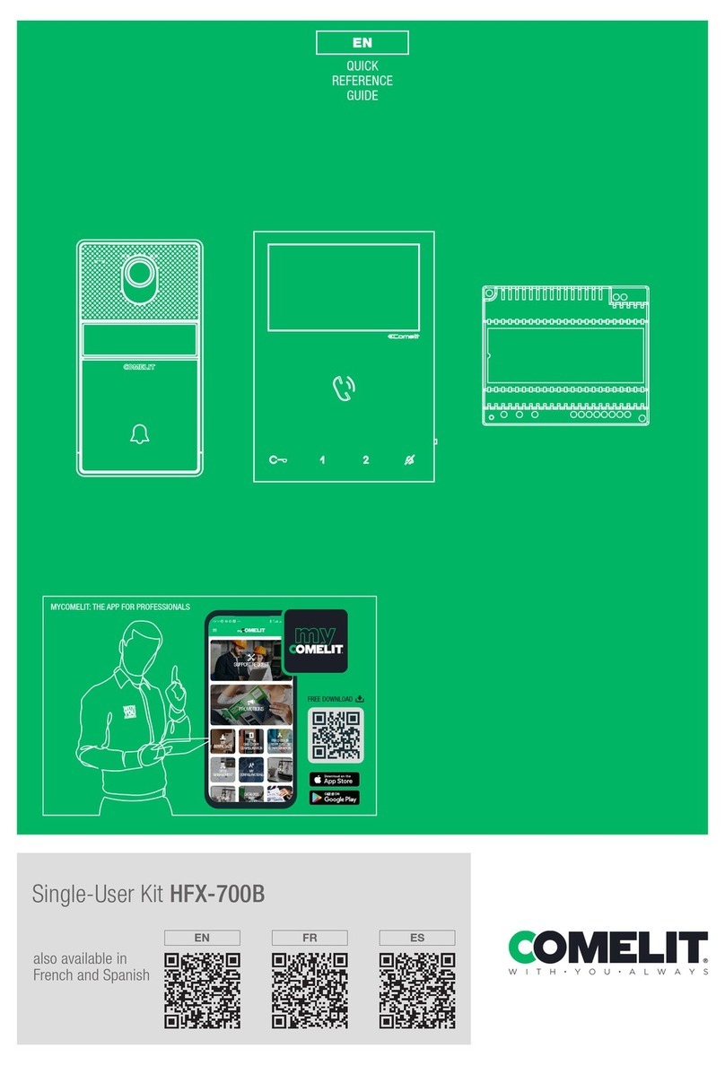 Intercom System HFX-700B User manual