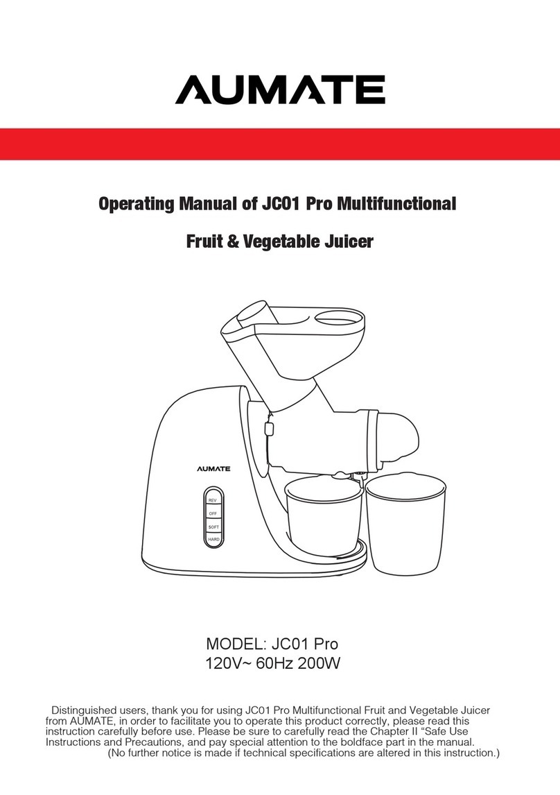 aumate JC01 Pro User manual