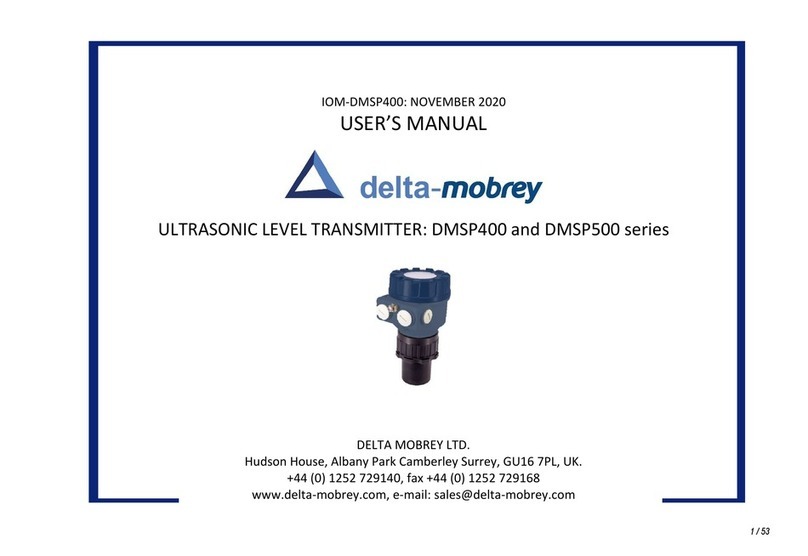 delta-mobrey DMSP400 Series user manual
