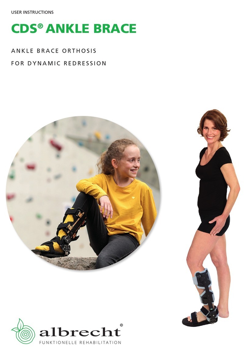 Albrecht CDS ANKLE BRACE User instructions