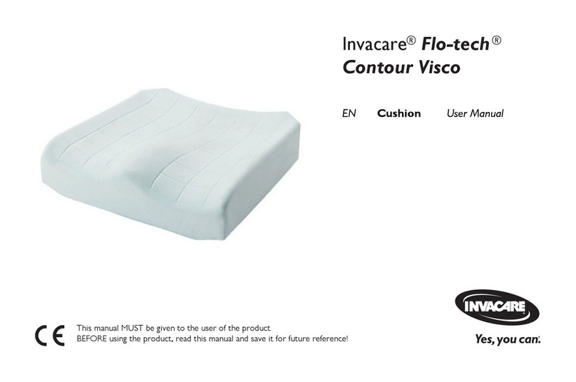 Invacare Flo-tech Contour Visco User manual Invacare Flo-tech Contour Visco User manual