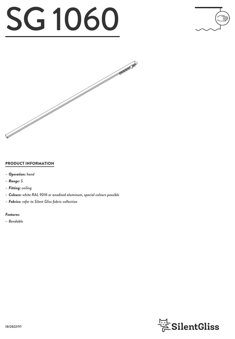 Silent Gliss SG 1060 User manual