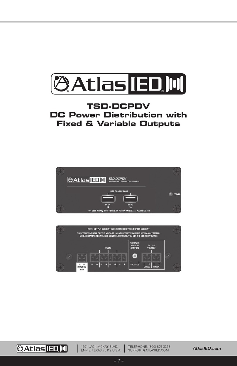 Atlas IED TSD-DCPDV owner's manual