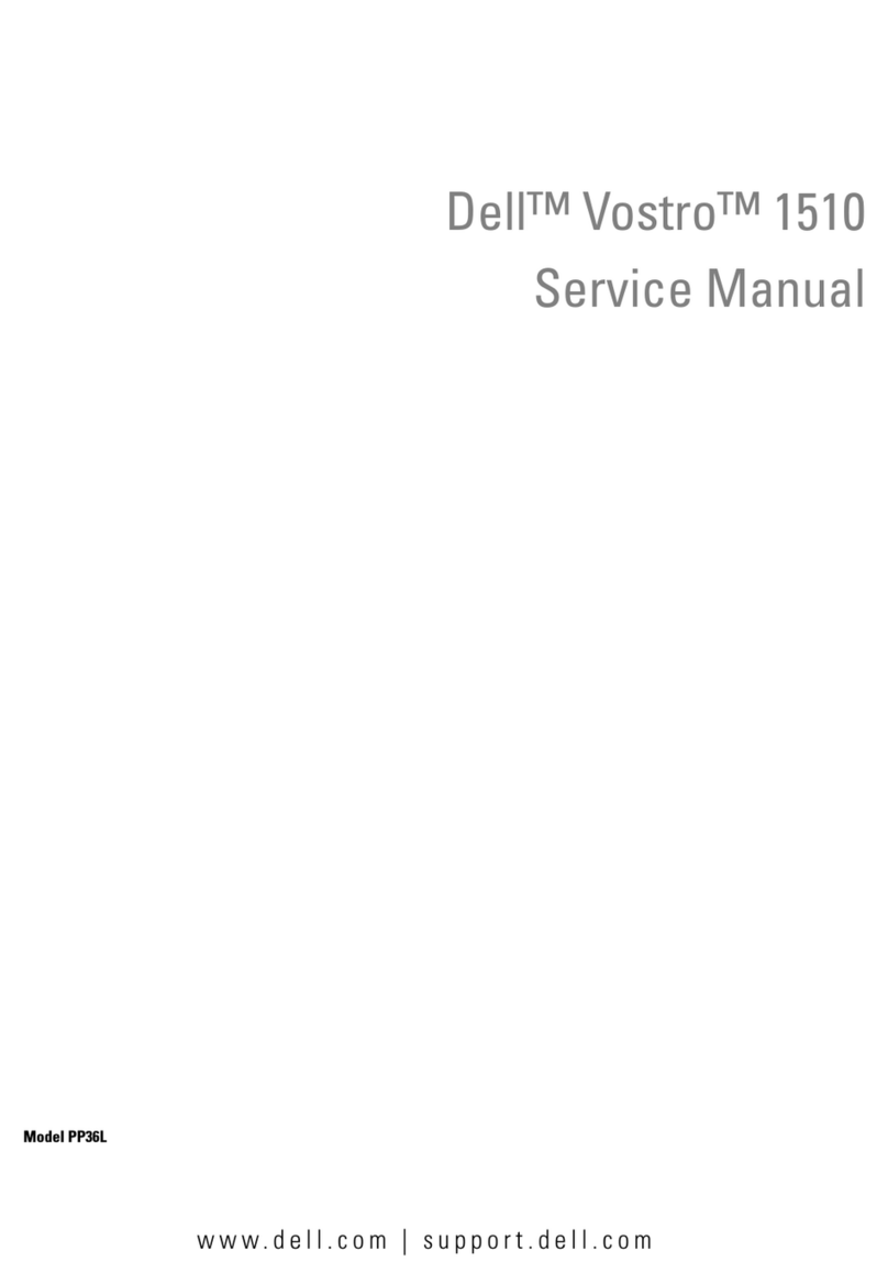 Dell 1510 - Vostro - Core 2 Duo 2.1 GHz User manual