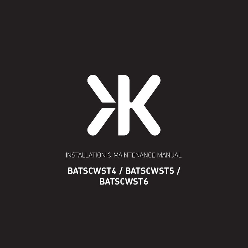 ML Accessories BATSCWST4 Installation & maintenance manual