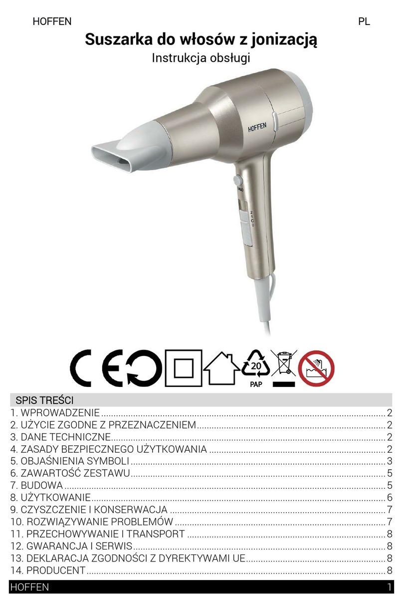 HOFFEN BE-160124 user manual