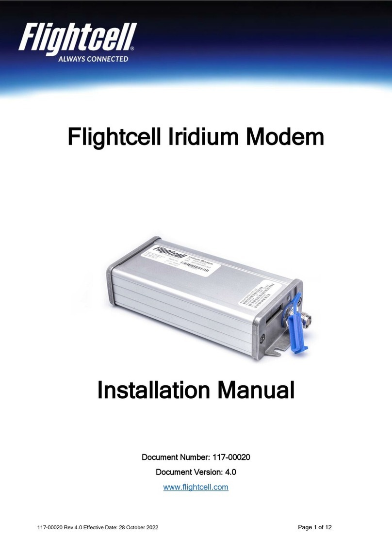 Flightcell MOP 00010 User manual