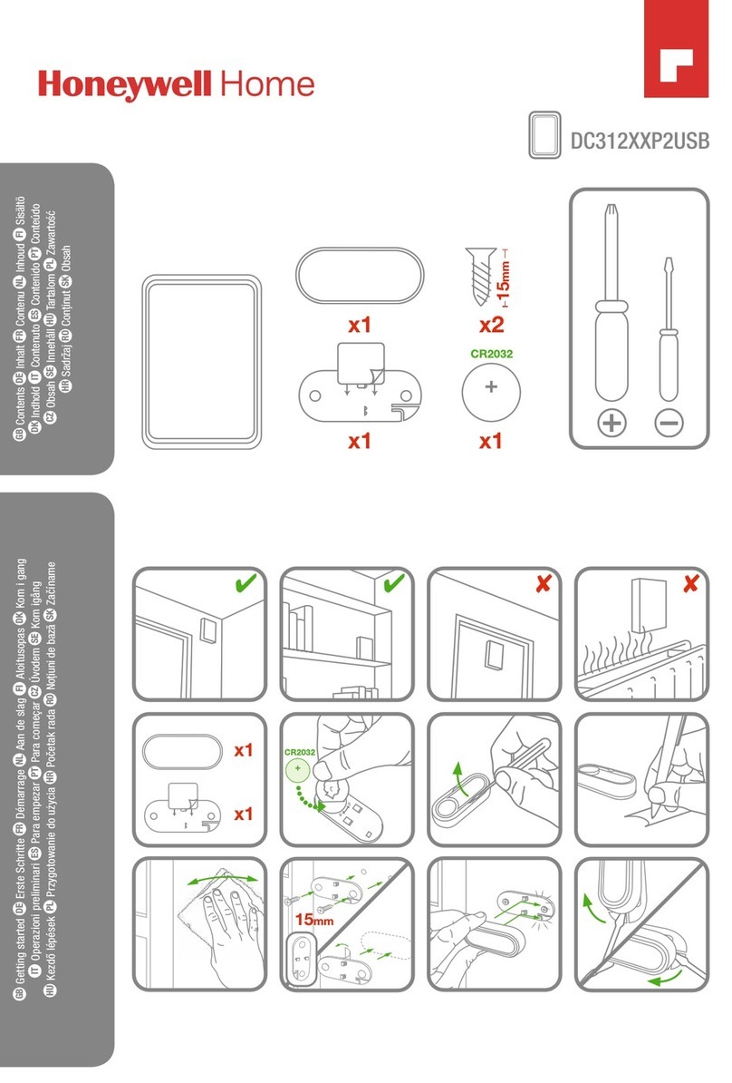 Honeywell Home DC312 P2USB Series User manual