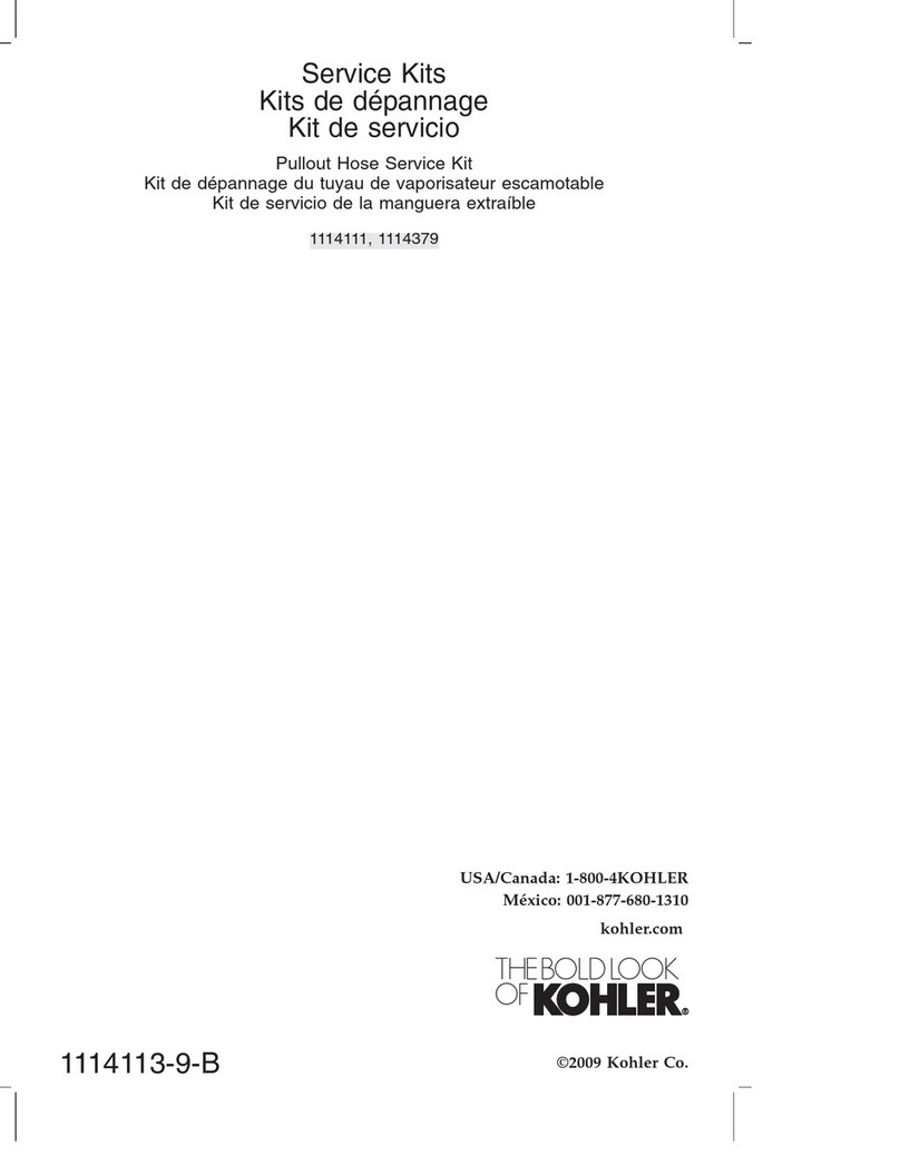 Kohler 1114111 User manual