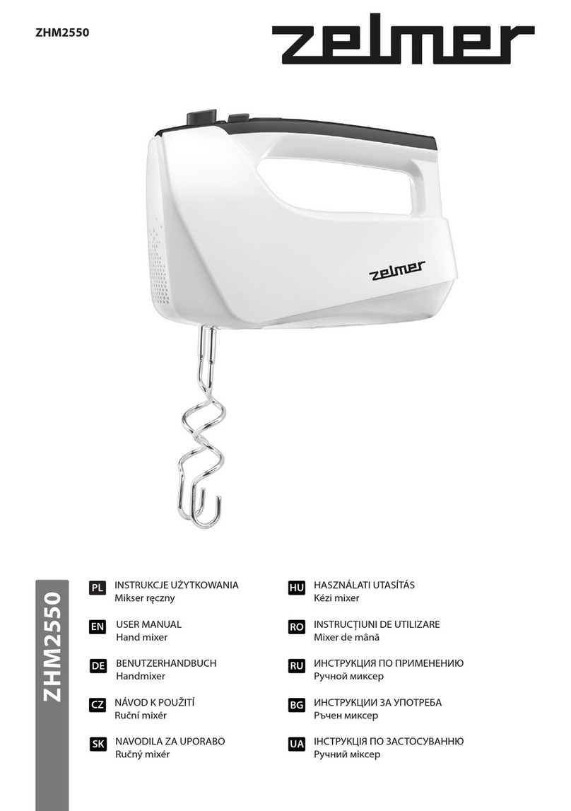 Zelmer ZHM2550 user manual