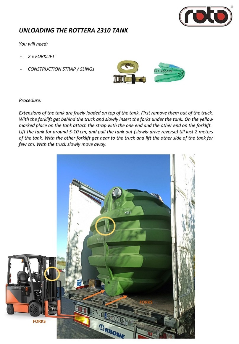 Roto ROTTERA 2310 TANK quick start guide