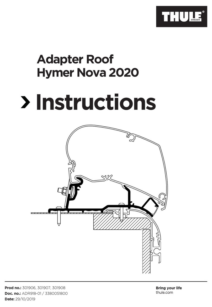Thule Hymer Nova 2020 User manual Thule Hymer Nova 2020 User manual