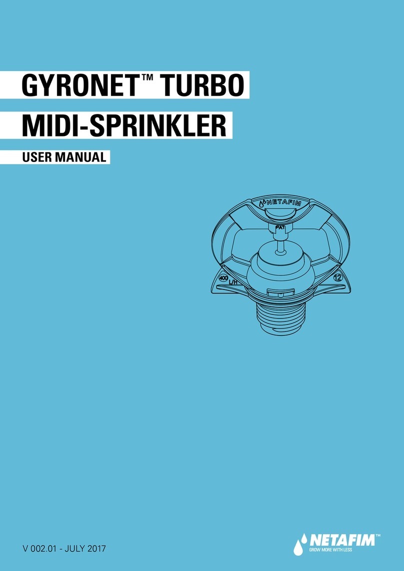 Netafim GYRONET TURBO User manual