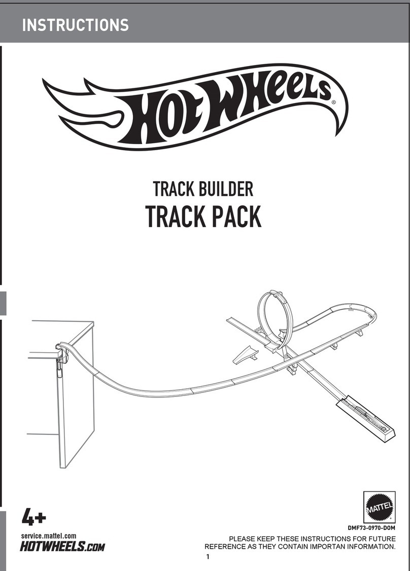 Mattel HotWheels TRACK BUILDER instructions