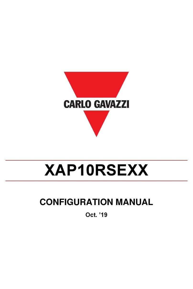 CARLO GAVAZZI XAP10RSEXX Instruction sheet CARLO GAVAZZI XAP10RSEXX Instruction sheet