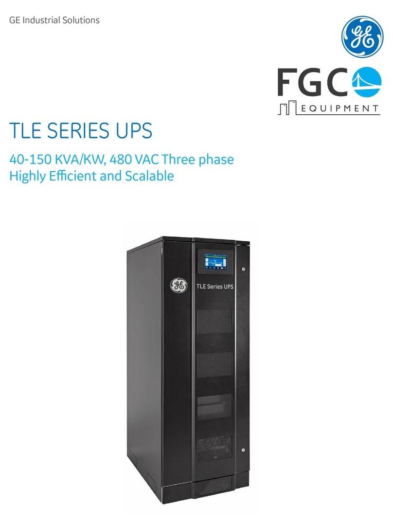 GE FGC TLE Series User manual GE FGC TLE Series User manual