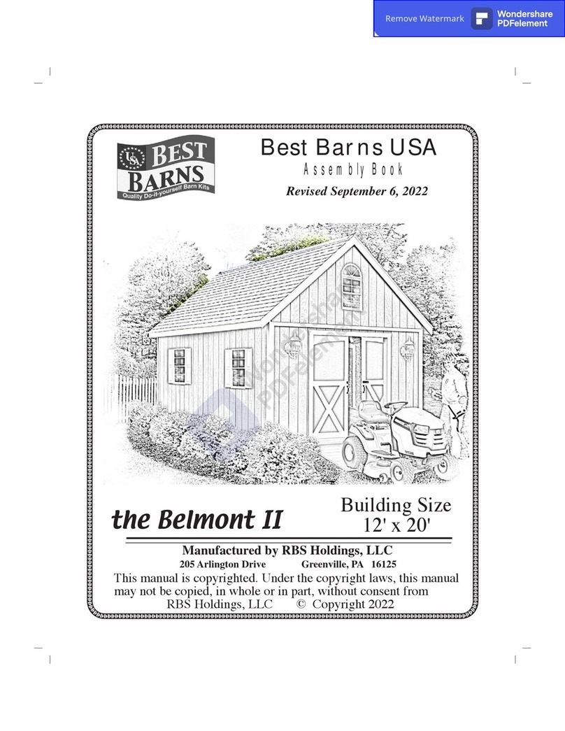 Best Barns Belmont II Assembly Book
