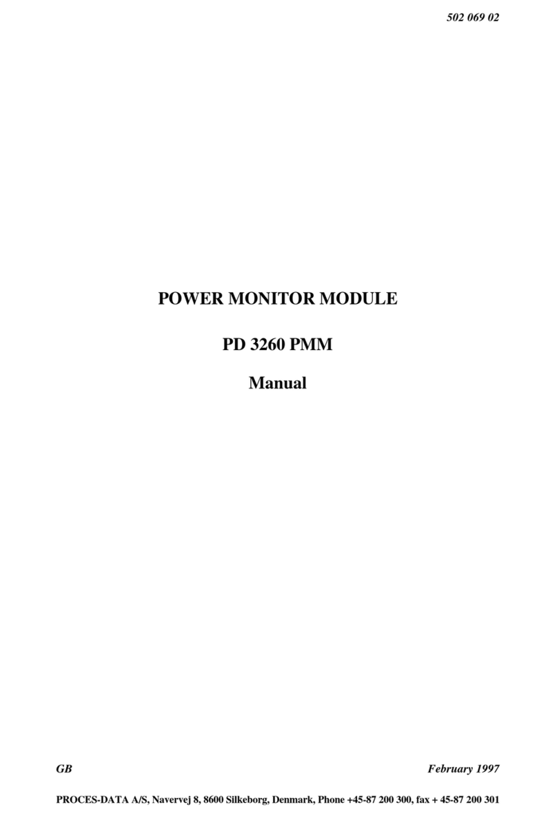 Proces-Data PD 3260 PMM manual