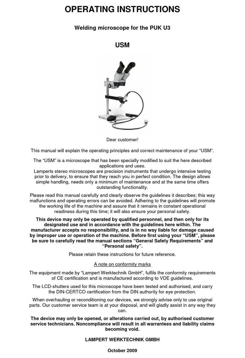 Lampert USM operating instructions