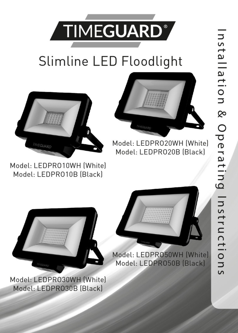 Timeguard LEDPRO10WH Installation & operation instructions