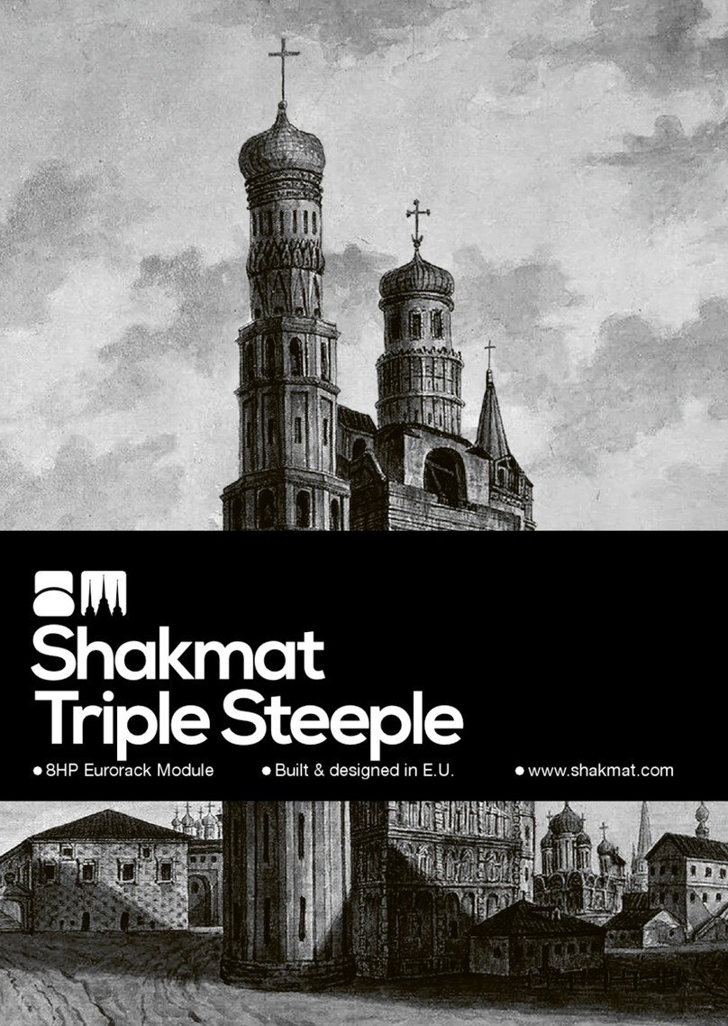 Shakmat Triple Steeple quick start guide