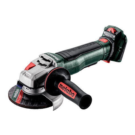 Metabo W 18 LT BL 11-125 User manual
