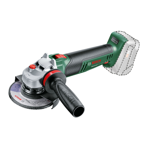 Bosch AdvancedGrind 18V-80 User manual