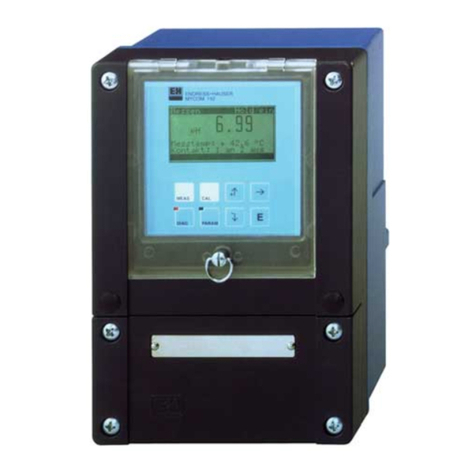 Endress+Hauser Mycom CPM 152 User manual