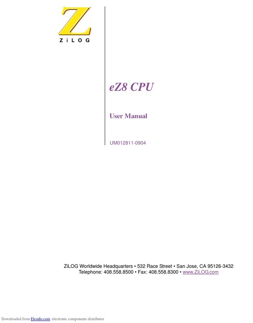 ZiLOG eZ8 User manual ZiLOG eZ8 User manual