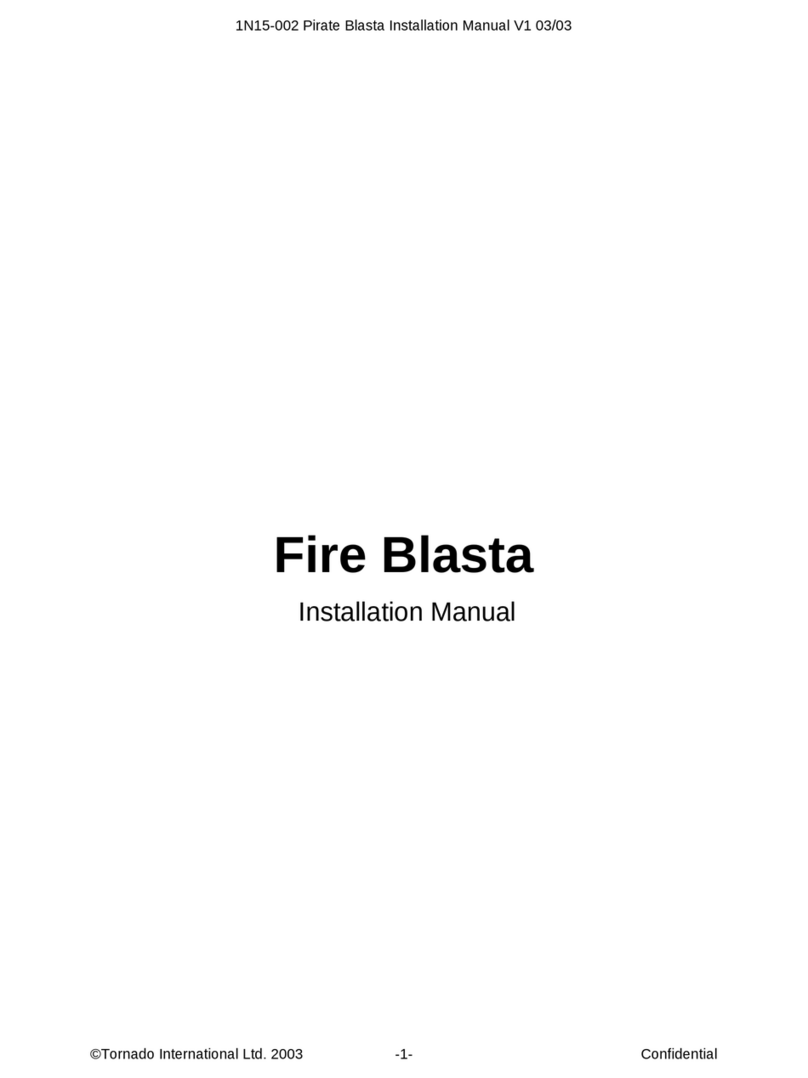 Tornado Fire Blasta User manual