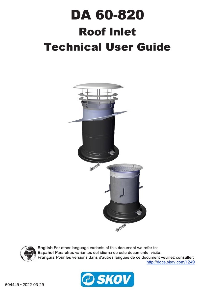 Skov DA 60-820 Technical user guide