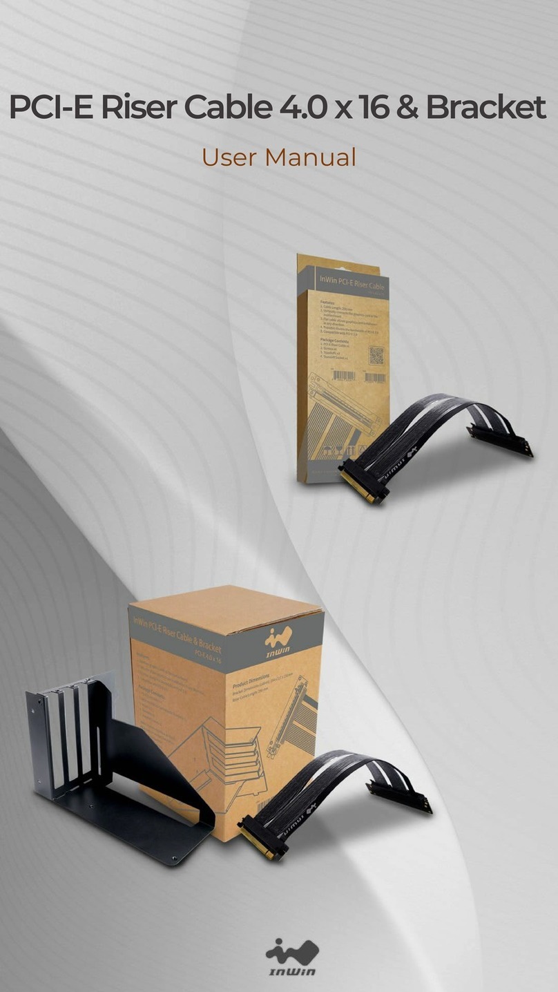 InWin PCI-E Riser Cable user manual